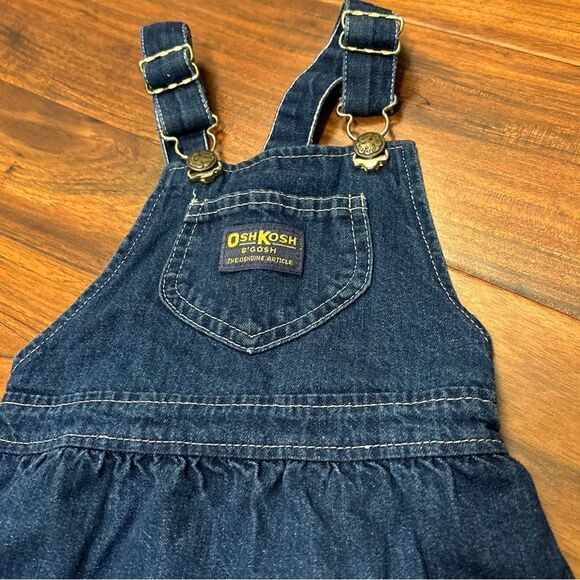 Osh Kosh B’Gosh vintage denim overall dress - Picture 3 of 5